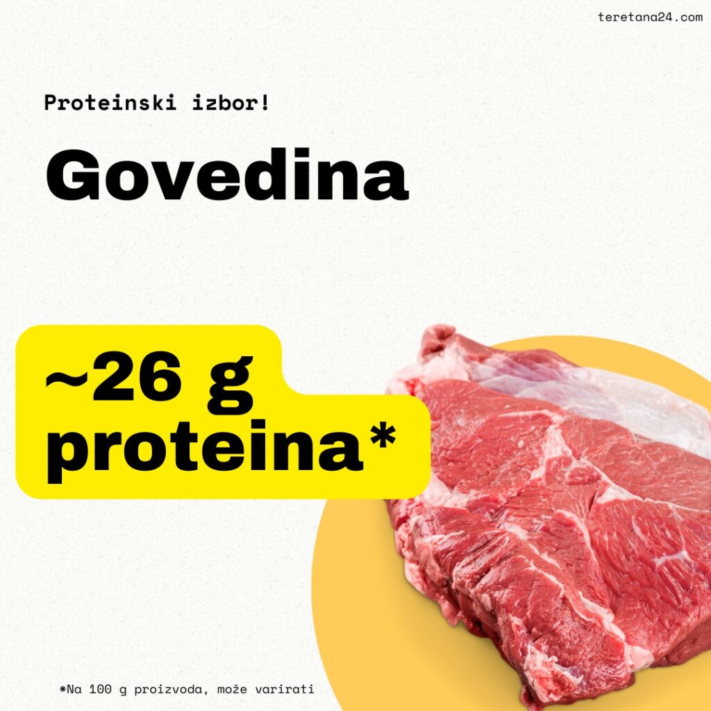 Govedina, proteini