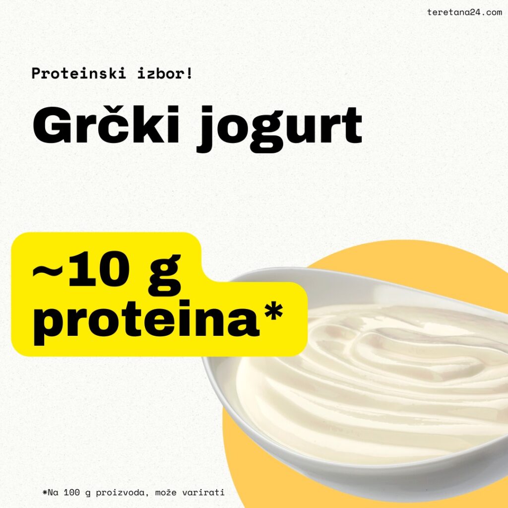 Grcki jogurt, protein